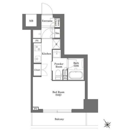 HF正光寺赤羽レジデンスの物件間取画像